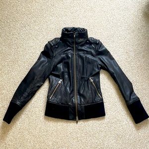 Vintage Mackage Black Leather Jacket